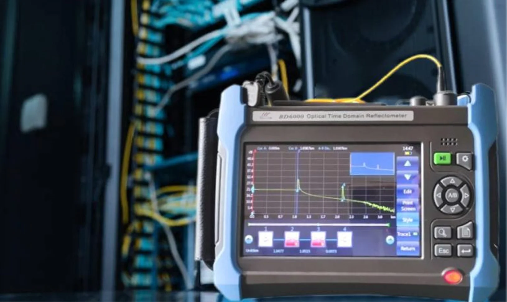 Fibre testing and commissioning